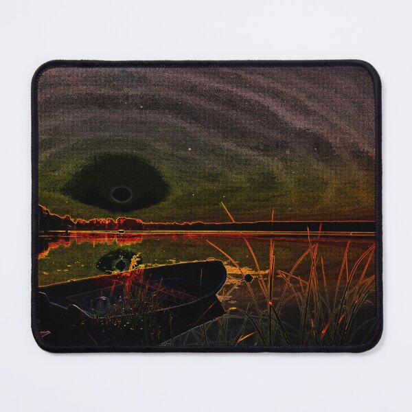 Item preview, Lakeside Serenity: Boat at Sunrise designed and sold by KrisStoneski.