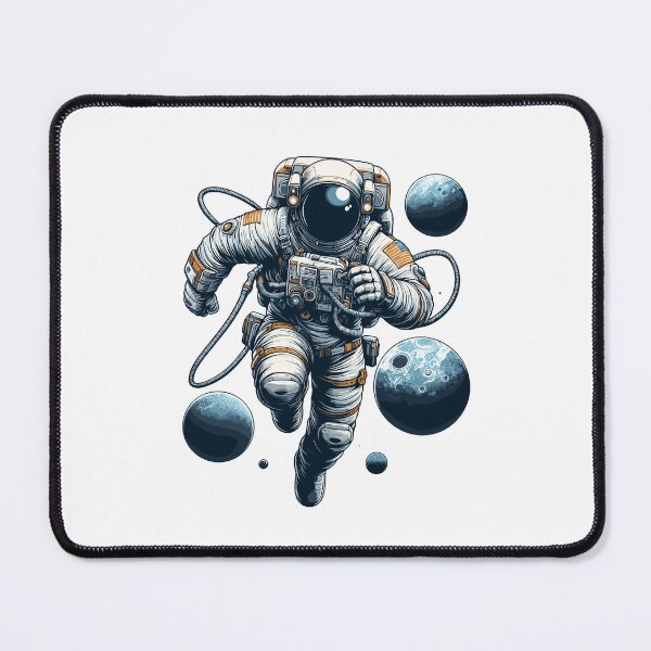 Item preview, Astronaut in Space Illustration designed and sold by PixVib.