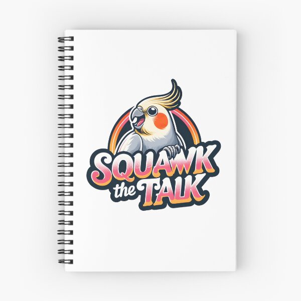 Item preview, Funny Cockatiel - Squawk the Talk designed and sold by objectiveuno.