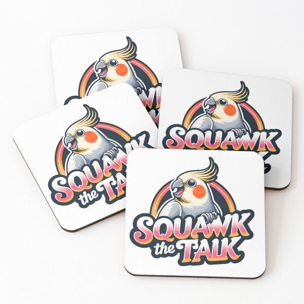 Item preview, Funny Cockatiel - Squawk the Talk designed and sold by objectiveuno.