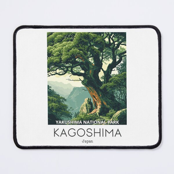 Item preview, A Vintage Travel Illustration of Yakushima National Park - Kagoshima - Japan designed and sold by GoodOldVintage.