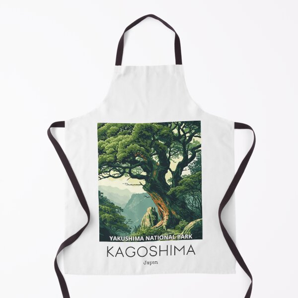 Item preview, A Vintage Travel Illustration of Yakushima National Park - Kagoshima - Japan designed and sold by GoodOldVintage.