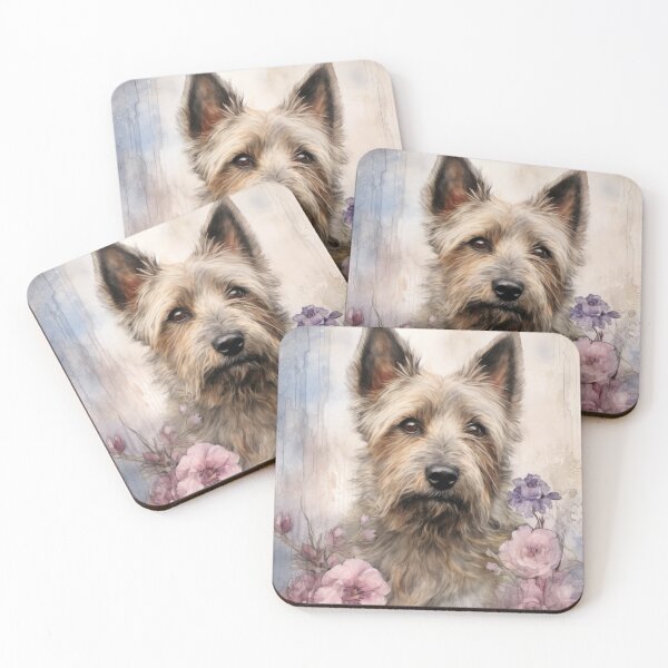 Item preview, Berger Picard dog art in old retro vintage style designed and sold by WallyPink.