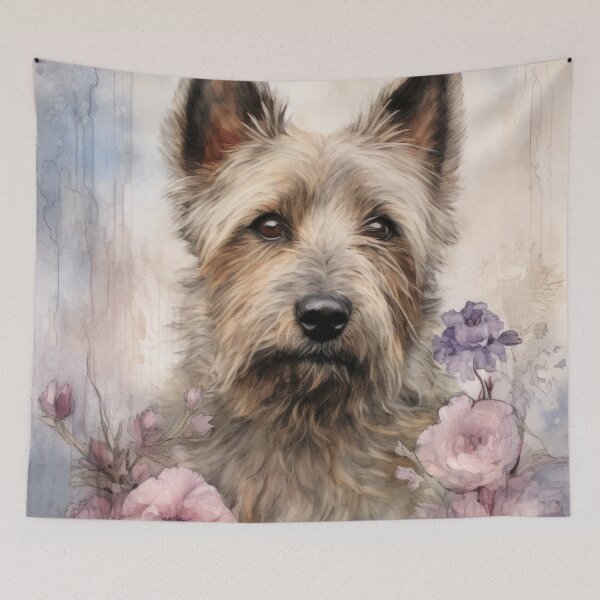 Item preview, Berger Picard dog art in old retro vintage style designed and sold by WallyPink.