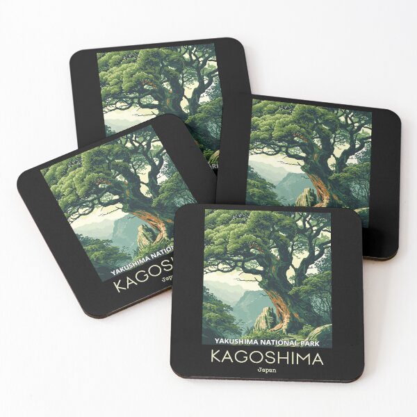 Item preview, A Vintage Travel Illustration of Yakushima National Park - Kagoshima - Japan designed and sold by GoodOldVintage.
