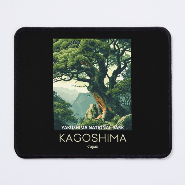 Item preview, A Vintage Travel Illustration of Yakushima National Park - Kagoshima - Japan designed and sold by GoodOldVintage.