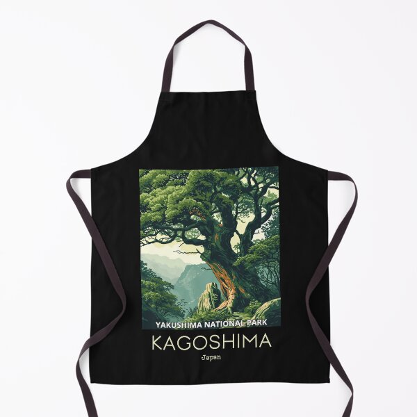 Item preview, A Vintage Travel Illustration of Yakushima National Park - Kagoshima - Japan designed and sold by GoodOldVintage.