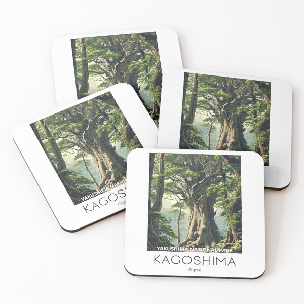 Item preview, A Vintage Travel Illustration of Yakushima National Park - Kagoshima - Japan designed and sold by GoodOldVintage.