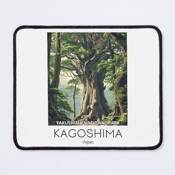 Item preview, A Vintage Travel Illustration of Yakushima National Park - Kagoshima - Japan designed and sold by GoodOldVintage.
