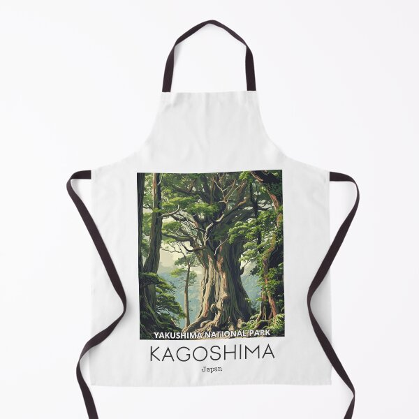 Item preview, A Vintage Travel Illustration of Yakushima National Park - Kagoshima - Japan designed and sold by GoodOldVintage.