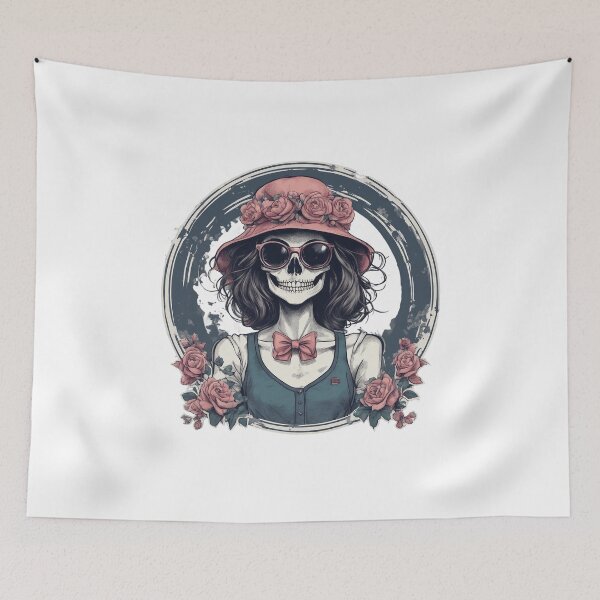 Item preview, Preppy skeleton girl designed and sold by DarkHues.