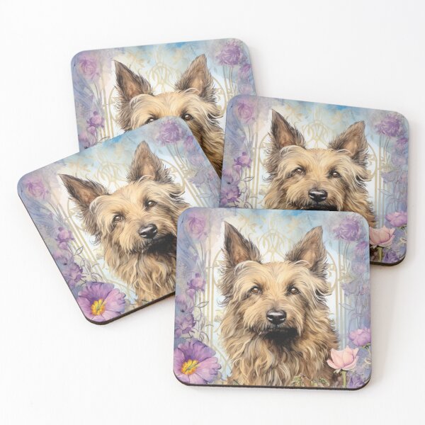 Item preview, Berger Picard dog art in old retro vintage style designed and sold by WallyPink.