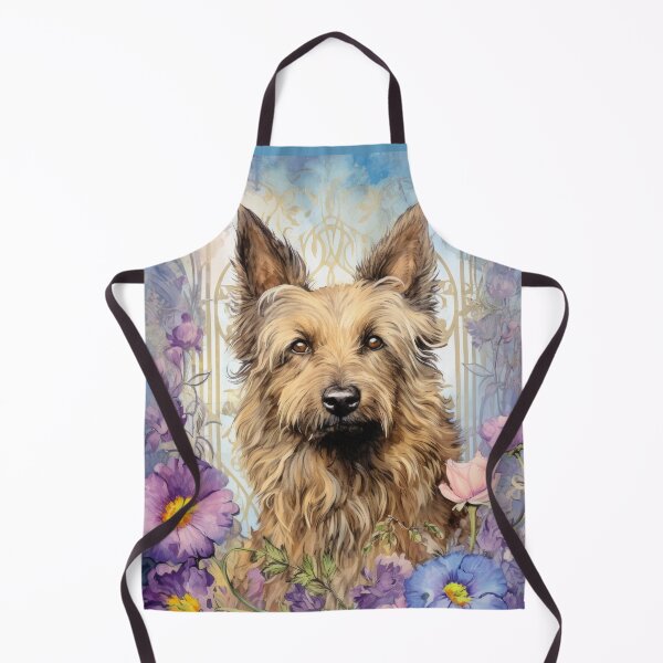 Item preview, Berger Picard dog art in old retro vintage style designed and sold by WallyPink.