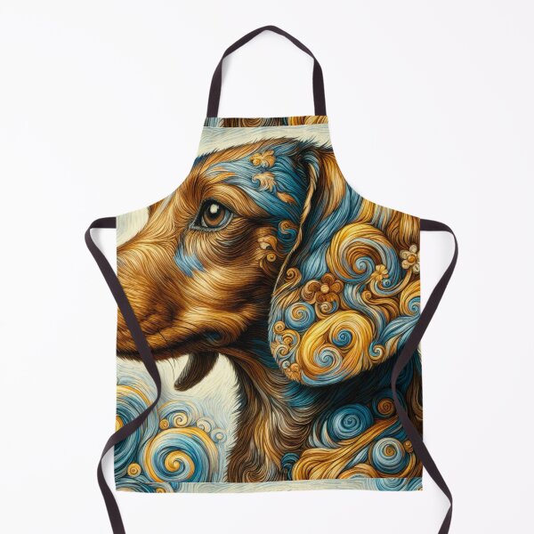 Item preview, Fancy Doxie - Dachshund in Van Gogh Style designed and sold by Star-Fragment.