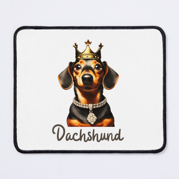 Item preview, king dachshund designed and sold by Weknes.