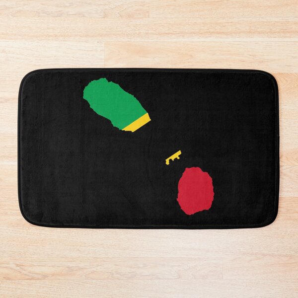 Item preview, Flag Map of Saint Kitts and Nevis designed and sold by feether-store.