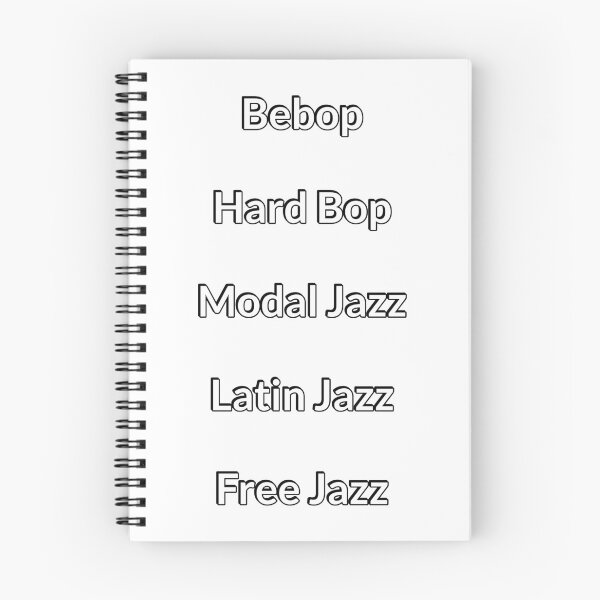Item preview, Jazz pack - Bebop, Hard Bop, Modal Jazz, Latin Jazz, Free Jazz designed and sold by Inspirationmotivation.