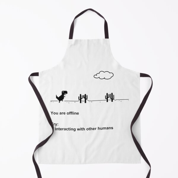 Item preview, You are offline dino game funny meme designed and sold by Lina Khaled.