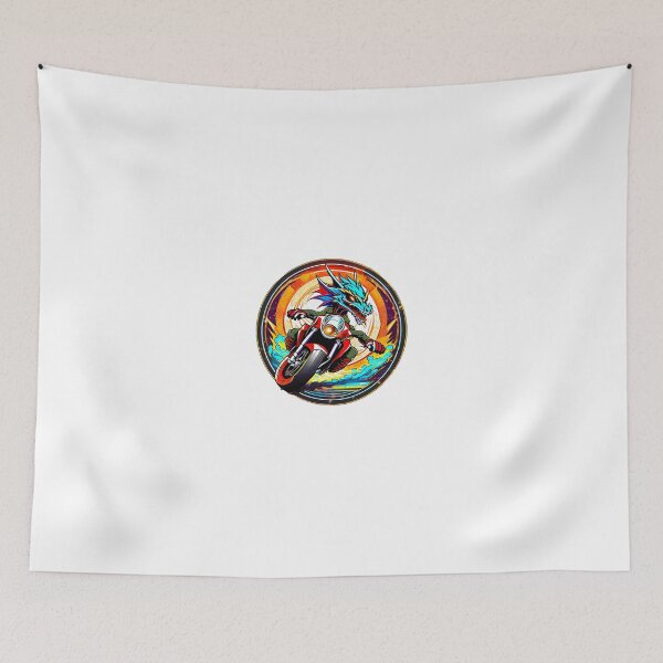 Item preview, Dragon on a Motorcycle designed and sold by BADESIGNZZ.