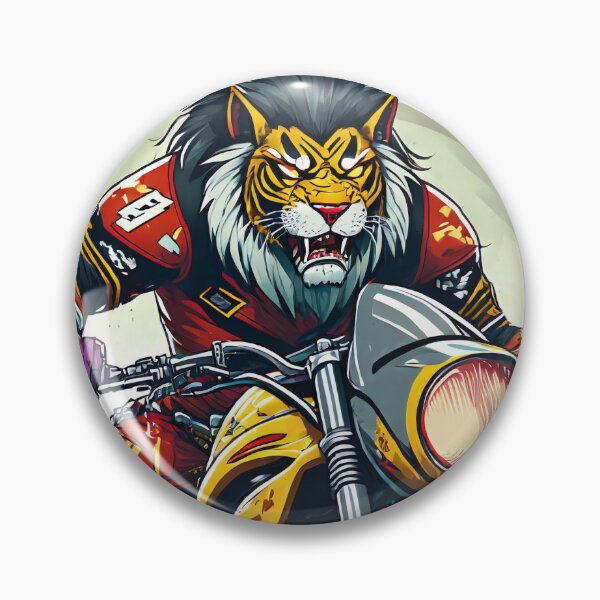 Item preview, Lion riding a Motorcycle designed and sold by BADESIGNZZ.