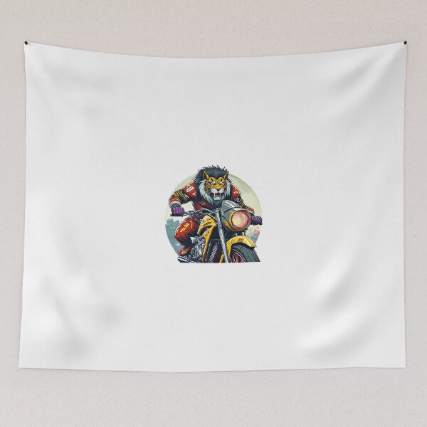 Item preview, Lion riding a Motorcycle designed and sold by BADESIGNZZ.