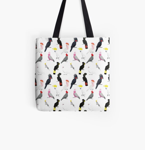 Australian cockatoo pattern All Over Print Tote Bag