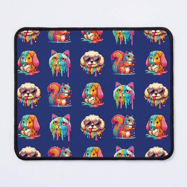 Item preview, Colorful melting animals pack 1 designed and sold by ShreefelDesigns.