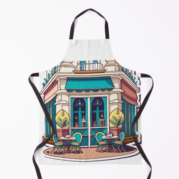 Item preview, Scenic Parisian Cafe Impressionist Art designed and sold by NiftyWrx.