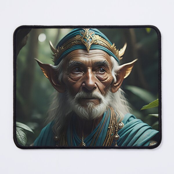 Item preview, Elder of the Jungle Elf Kingdom | AI Art designed and sold by marjessas-world.