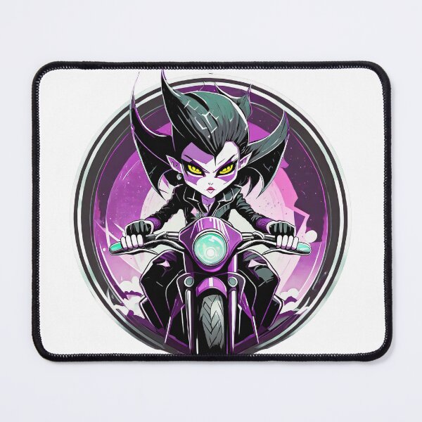 Item preview, Vampire Lady on a motorcycle designed and sold by BADESIGNZZ.