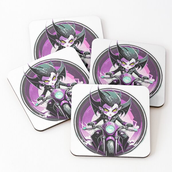 Item preview, Vampire Lady on a motorcycle designed and sold by BADESIGNZZ.