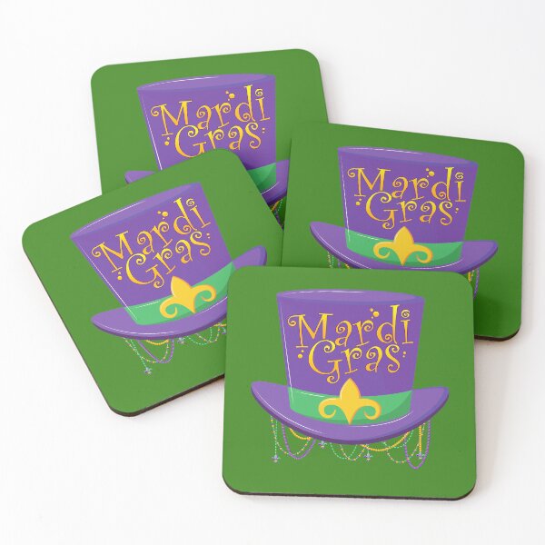 Item preview, Mardi Gras Top Hat and Beads designed and sold by Seedcap7.