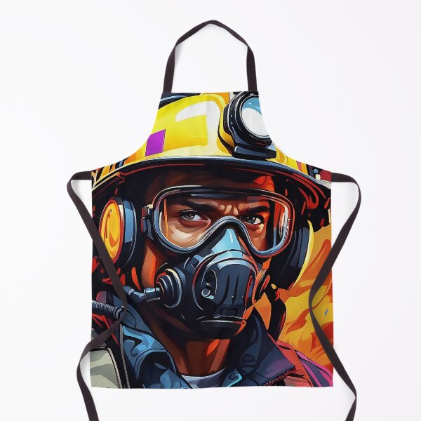 Item preview, Bravery Emboldened: The Firefighter's Unyielding Spirit designed and sold by ArtComixHaven.