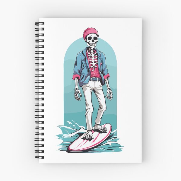 Item preview, Preppy Skeleton Surfing designed and sold by Bomba Visual.