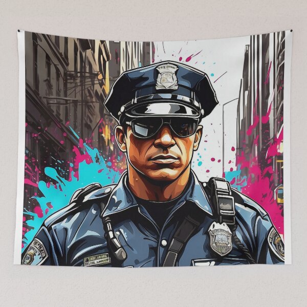 Item preview, Guardian of Peace: Vigilance in the Urban Jungle designed and sold by ArtComixHaven.
