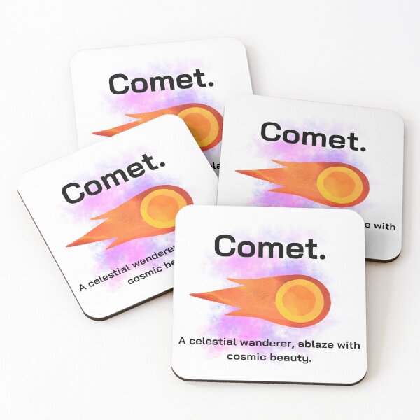Item preview, Comet. A celestial wanderer, ablaze with cosmic beauty. designed and sold by Kubala.