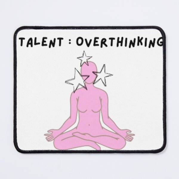 Item preview, Overthinking meme  designed and sold by vanvanxoxo.