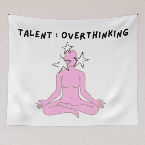 Item preview, Overthinking meme  designed and sold by vanvanxoxo.