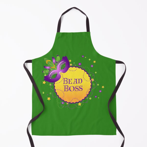 Item preview, Mardi Gras Bead Boss with Mask designed and sold by Seedcap7.