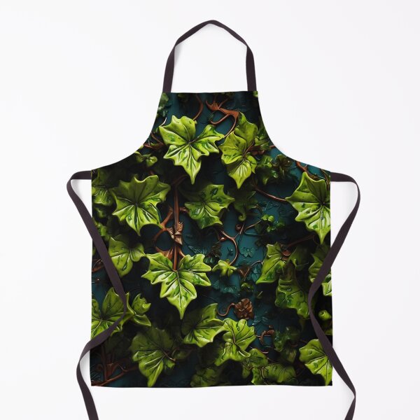 Item preview, Grunge Dark Green Poisonous Ivy Leaves Natural Décor designed and sold by SassyArtistry.