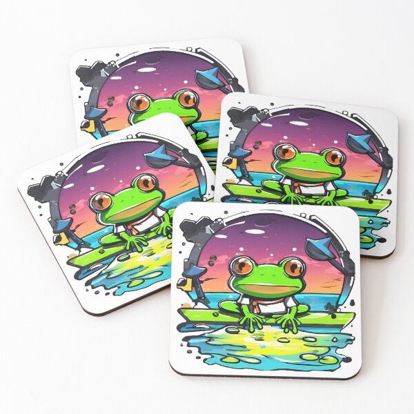 Item preview, Frogscape Wonders: Artistic Amphibian Delights(3) designed and sold by CoolEnthusias.