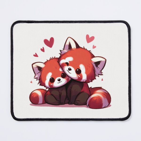 Item preview, Red Panda Couple Valentine's Day designed and sold by LemuellTrends.