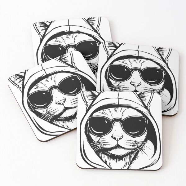 Item preview,  Cool Cat with Glasses designed and sold by otmanov4u.
