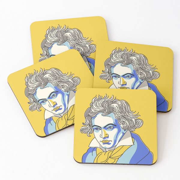Item preview, Ludwig van Beethoven - Famous classic musician Illustration in vector style designed and sold by GreissDesign.