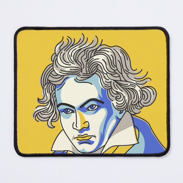 Item preview, Ludwig van Beethoven - Famous classic musician Illustration in vector style designed and sold by GreissDesign.
