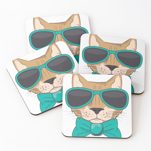 Item preview, Cool Cat with Glasses designed and sold by otmanov4u.