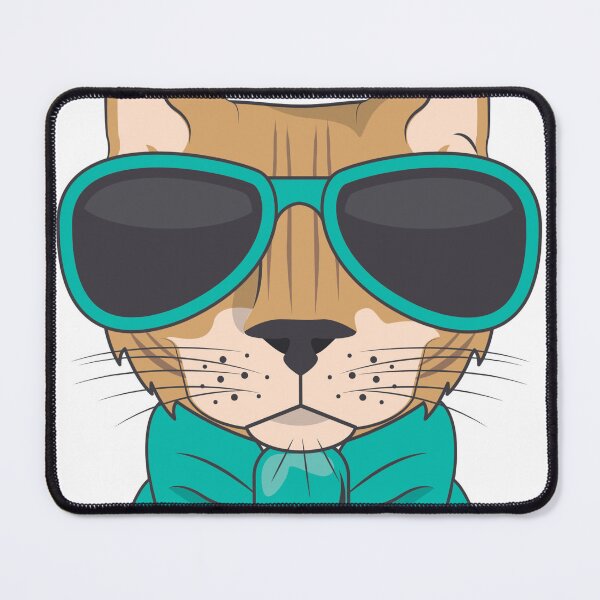 Item preview, Cool Cat with Glasses designed and sold by otmanov4u.