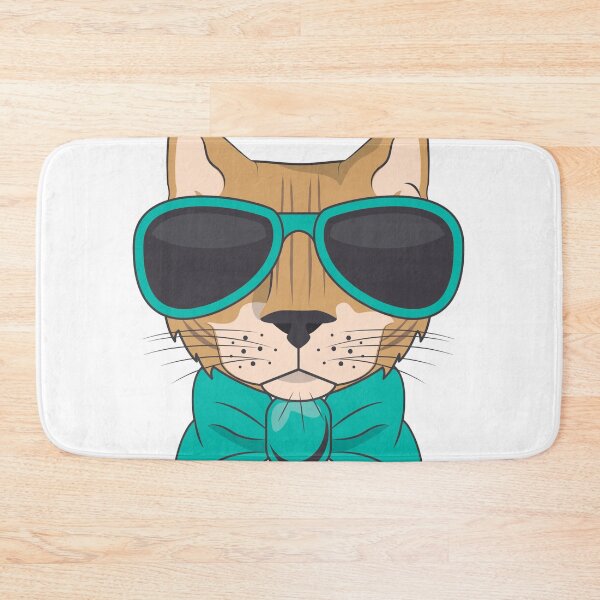Item preview, Cool Cat with Glasses designed and sold by otmanov4u.
