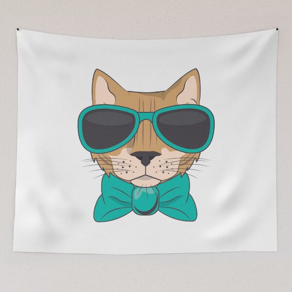 Item preview, Cool Cat with Glasses designed and sold by otmanov4u.