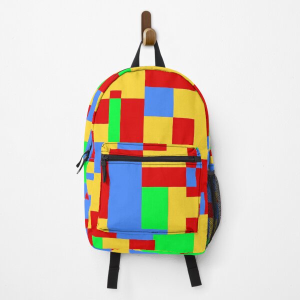 Item preview, large colourful cubistic meadow  designed and sold by Depression-Art.